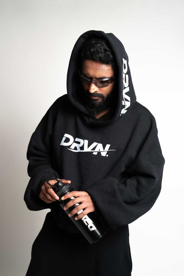 DRVN ECLIPSE BLACK HOODIE