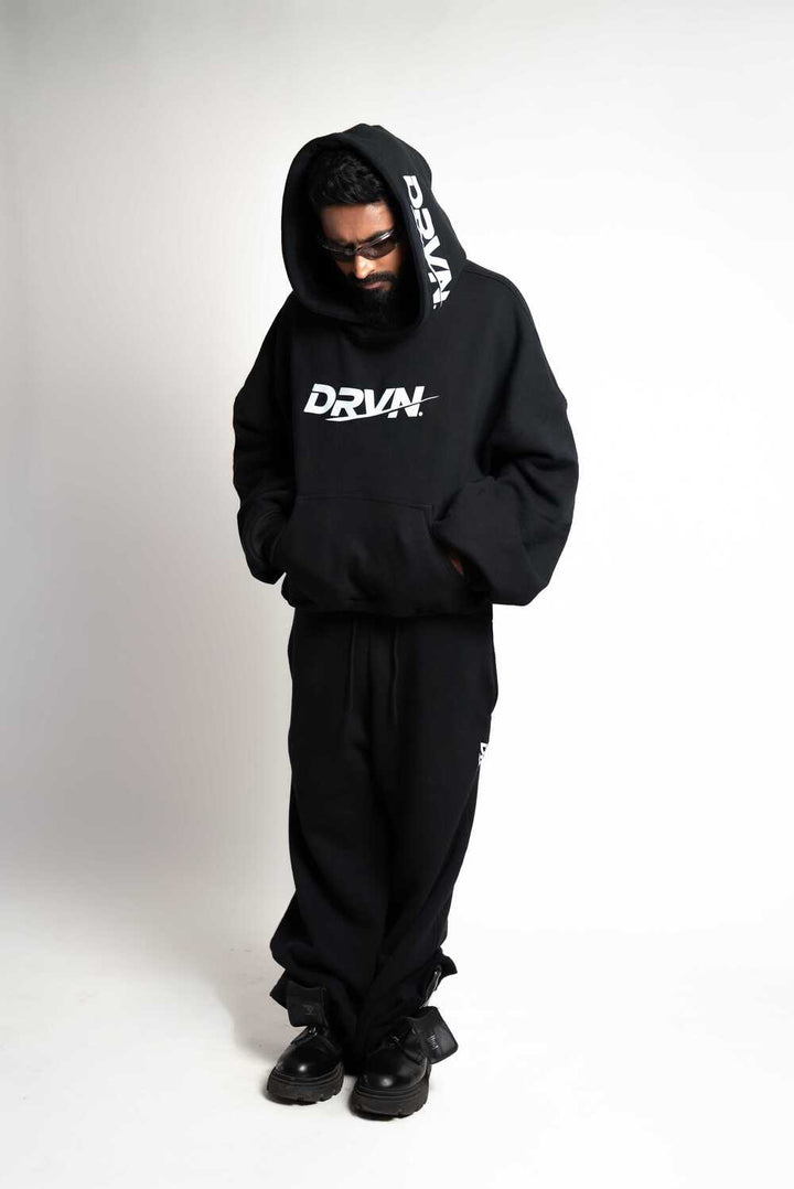 DRVN ECLIPSE BLACK TRACK PANT