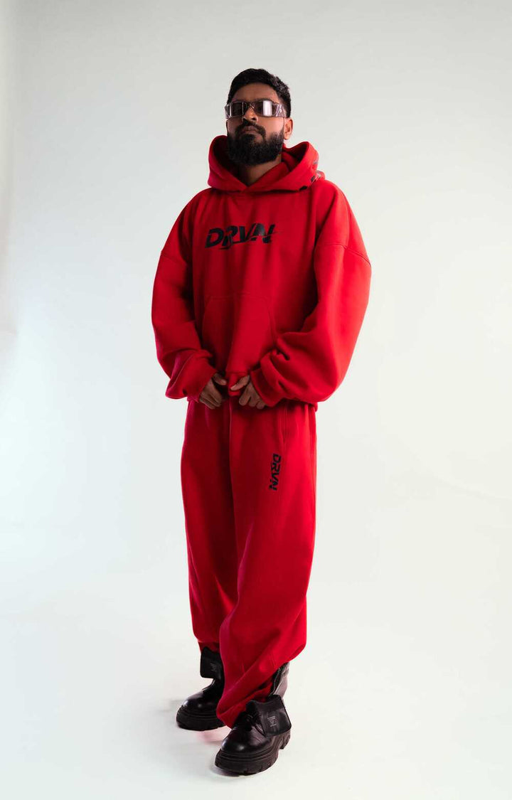 DRVN BLOODLINE RED HOODIE